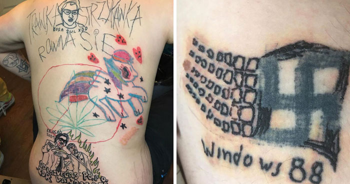 “¿En serio quieres eso en tu cuerpo para siempre?”: 20 Tatuajes horribles compartidos en este grupo online