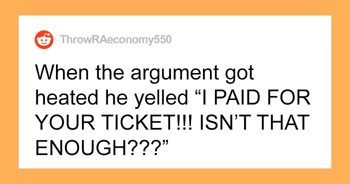 Husband Books 1st Class Tickets For Himself And His Friend For A Trip While Wife Only Gets Economy, Drama Ensues When Wife Decides Not To Go