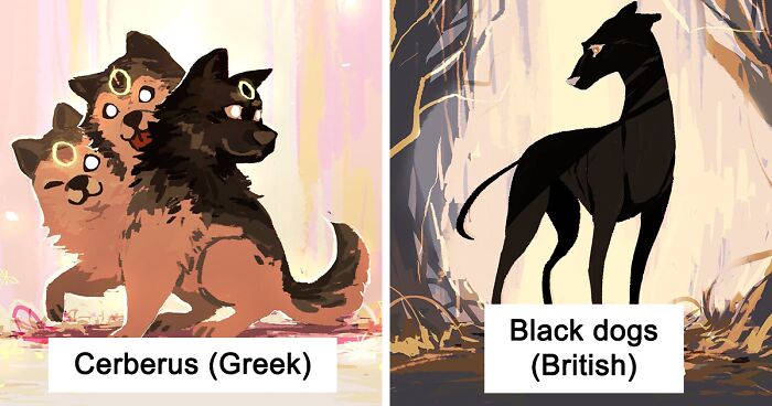 Artist Illustrated Magical Animals From Japanese, Hindu, Norse And Other Myths (20 Pics)