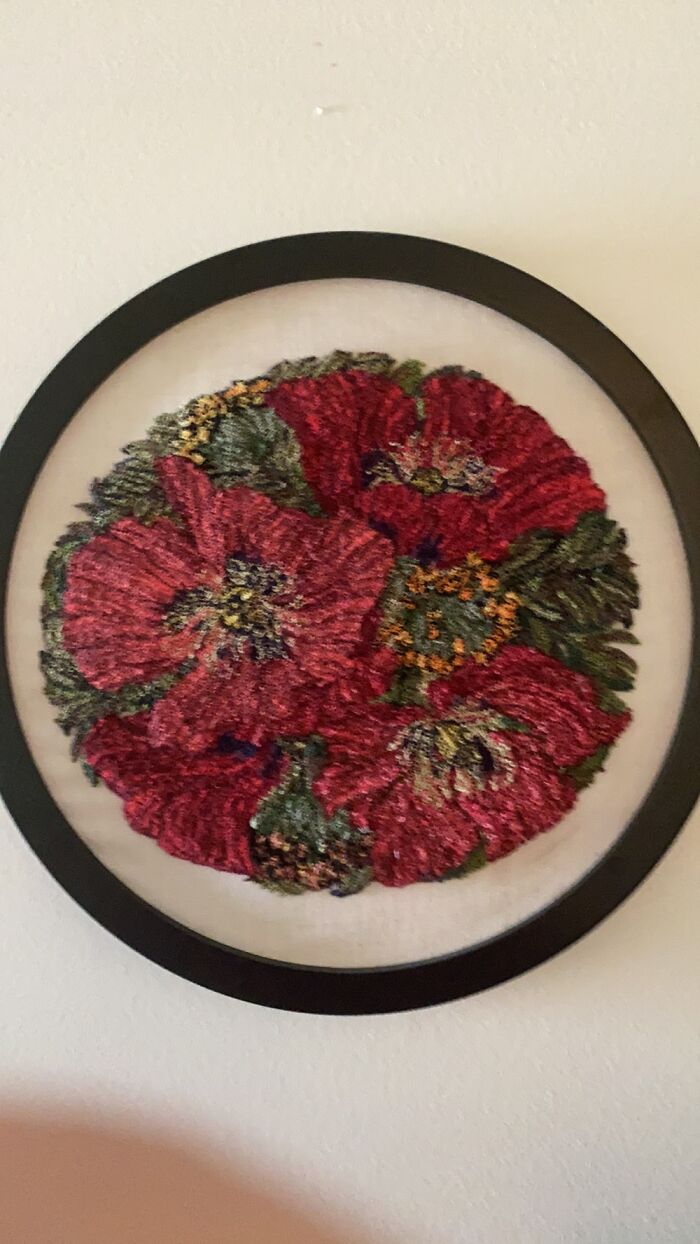 Punch Needle Poppies