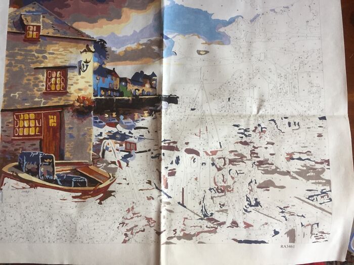 This Paint By Numbers. Didn't Realise It Was So Big When I Bought It But I'm Enjoying Doing It.