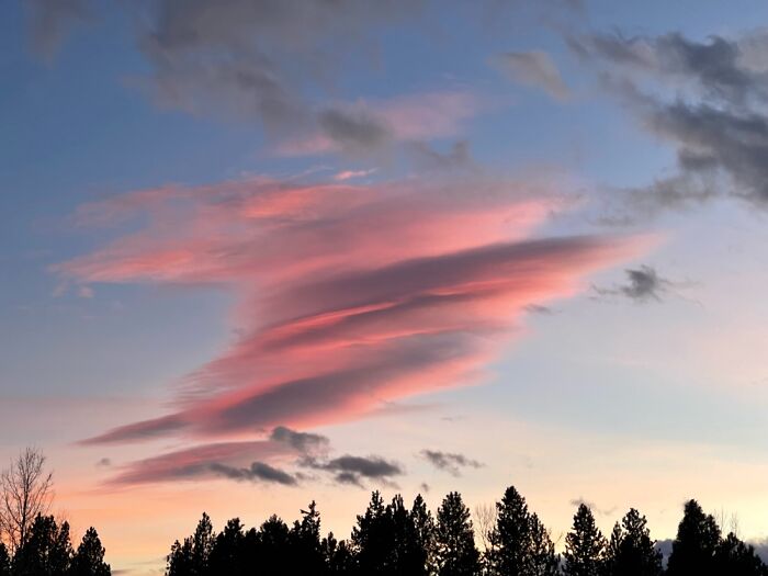 Amazing Sunset Cloud. What Do You See?