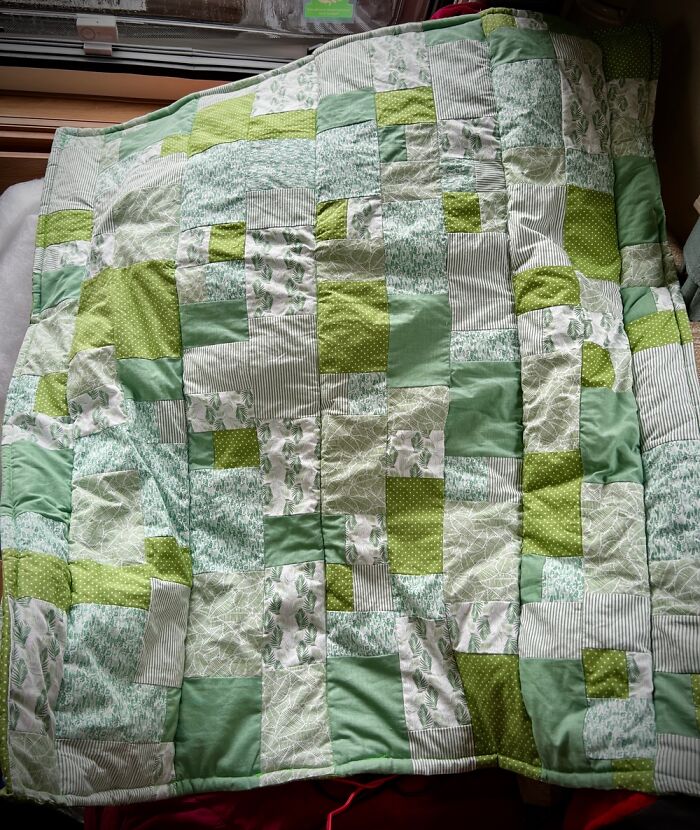 Having Never Been Particularly Good At Crafts I Just Made My First Quilt
