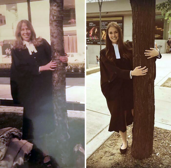 My Mom And I Getting “Called To The Bar” As Lawyers 35 Years Apart. 1981 To 2016