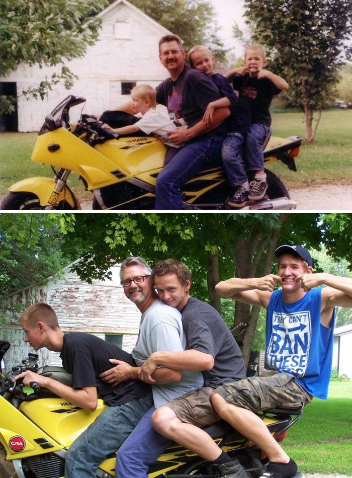 Giving My Boys A Ride vs. My Boys Giving Me A Ride