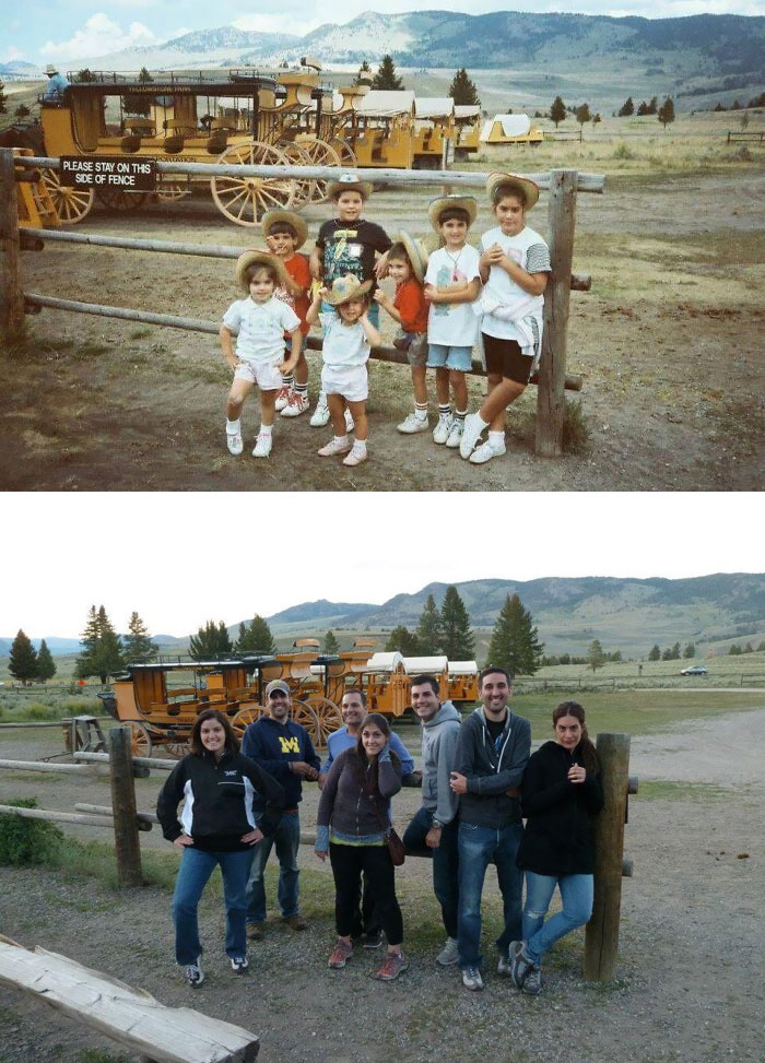 Cousins In Yellowstone 1992 And Again In 2012