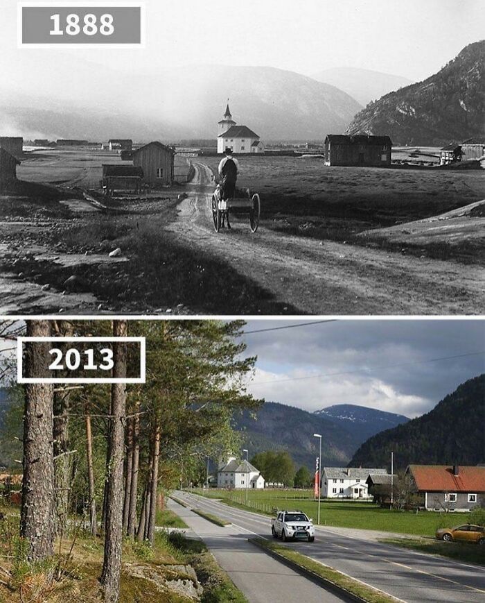Town Of Rysstad, Norway, 1888 - 2013