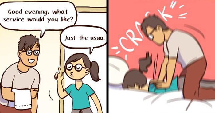Artist Shares Her Everyday Life With An IT Guy In 51 Adorable Comics (New Pics)