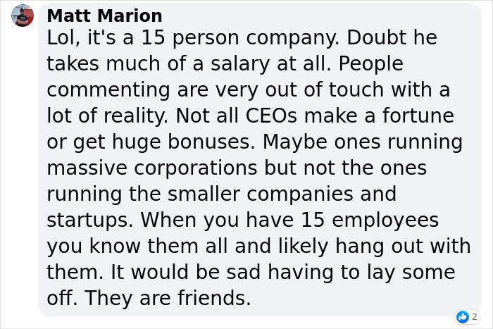 CEO Posts A Crying Selfie After Laying Off Employees, Receives A Major Backlash CEO Posts A Crying Selfie After Laying Off Employees, Receives A Major Backlash