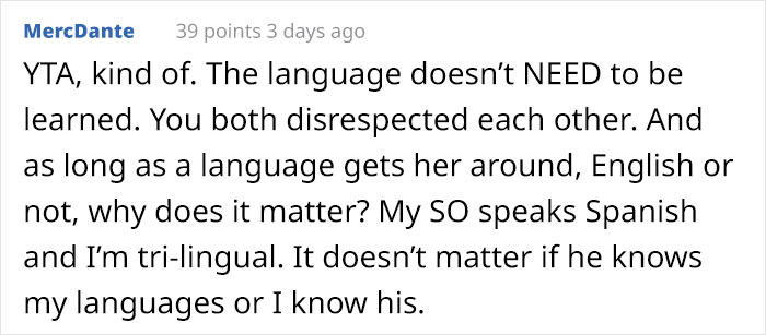 Woman Refuses To Learn Boyfriend's Native Language Because “It's Ugly” Despite Living There For 5 Years, Drama Ensues