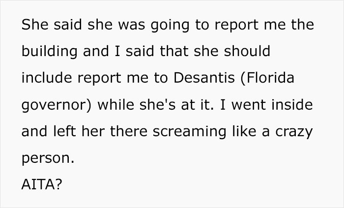 Guy Asks If He's A Jerk For Laughing In Neighbor's Face After She Suggested Swapping Apartments In All Seriousness Guy Asks If He's A Jerk For Laughing In Neighbor's Face After She Suggested Swapping Apartments In All Seriousness