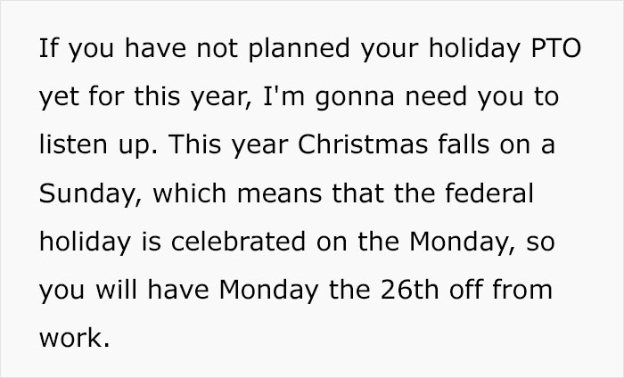 Woman Shares A 'Hack' To Have A 10-Day Holiday Around Christmas This Year, Another TikToker Warns Workers Not To Do It Woman Shares A 'Hack' To Have A 10-Day Holiday Around Christmas This Year, Another TikToker Warns Workers Not To Do It