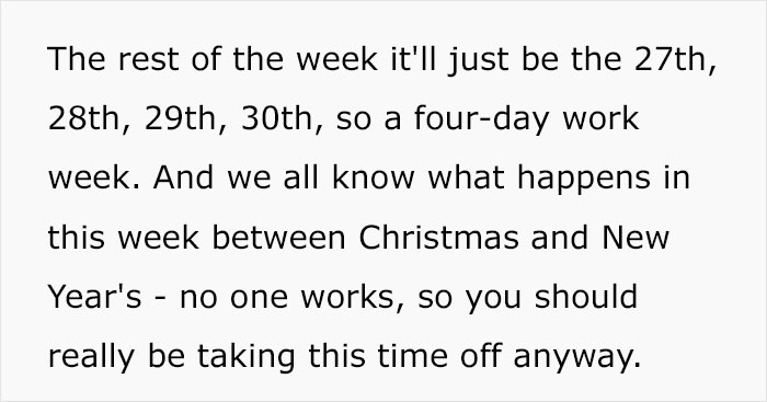 Woman Shares A 'Hack' To Have A 10-Day Holiday Around Christmas This Year, Another TikToker Warns Workers Not To Do It Woman Shares A 'Hack' To Have A 10-Day Holiday Around Christmas This Year, Another TikToker Warns Workers Not To Do It