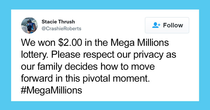 Someone In Illinois Has Won The $1.337 Billion Mega Millions Jackpot Prize, And Here Are The Best Twitter Reactions (30 Tweets)