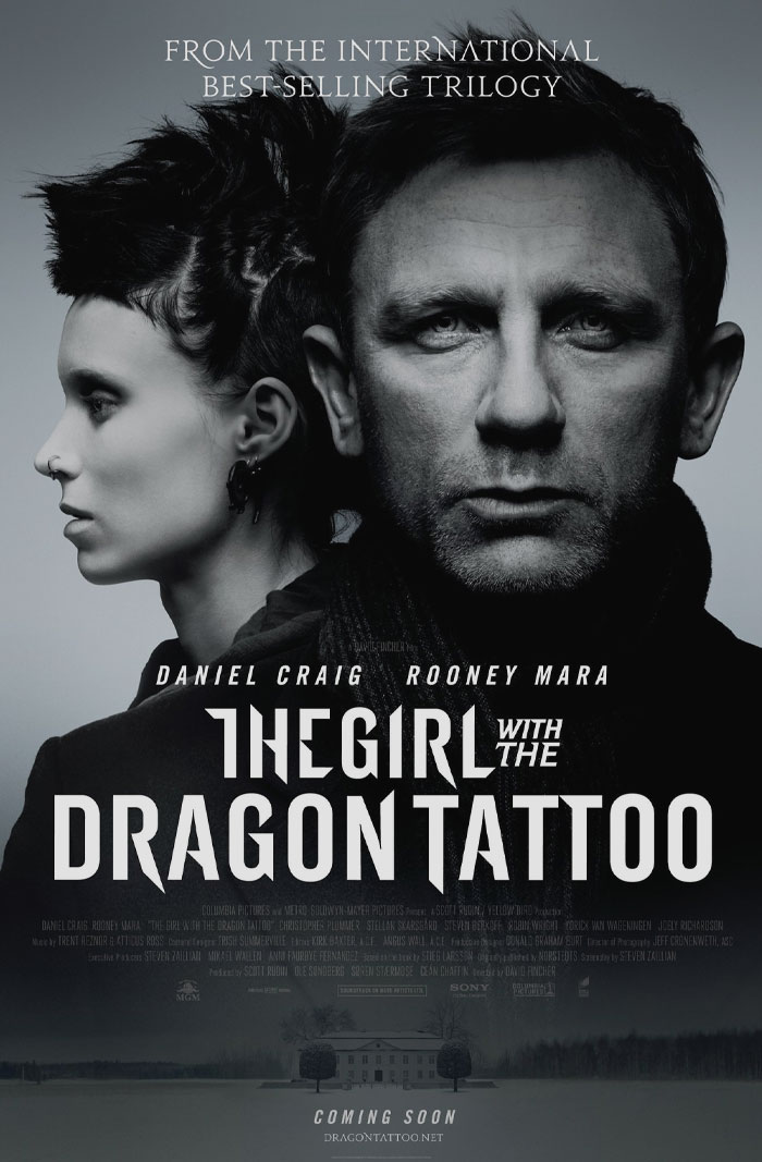 The Girl With The Dragon Tattoo movie poster 