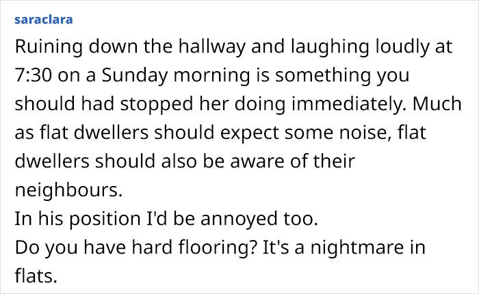 Mom Is "Left Speechless" After Neighbor From Downstairs Has Enough Of Her Loud 3-Year-Old And Tells Her To Be Quiet Mom Is "Left Speechless" After Neighbor From Downstairs Has Enough Of Her Loud 3-Year-Old And Tells Her To Be Quiet
