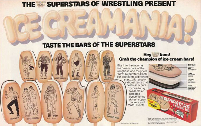 WWE Ice Cream Bars