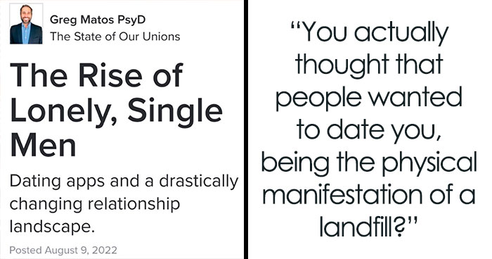 The Number Of “Lonely, Single Men” Is On The Rise Due To Women Choosing Healthier Relationships, And The Internet Finds It Funny