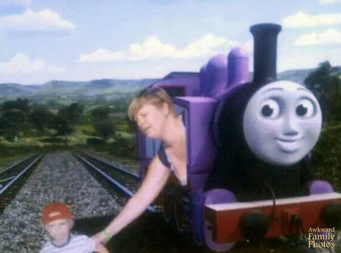 “Having Your Photo Taken With Thomas And Friends Seemed Pretty Simple"