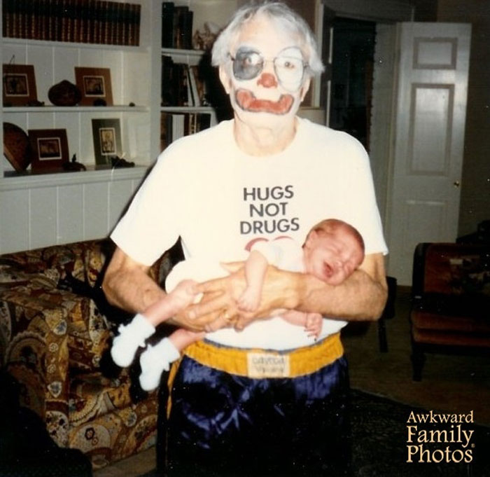 “In The Photo Is My Grandpa Holding Me As A Baby In 1989"