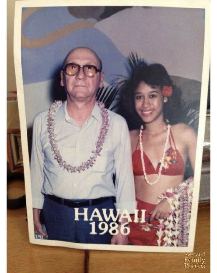 “My Italian Grandfather On His First Trip To Hawaii”