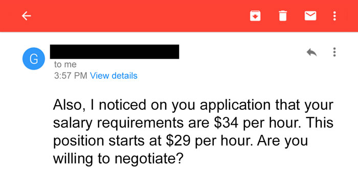 Job Recruiter Gives This Nurse An Opportunity To Negotiate, Turns Out They Just Want To Bait Her Into Taking Lower Pay
