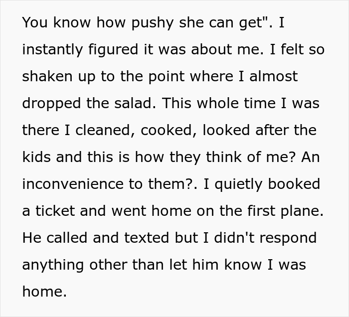 “I Felt So Shaken Up”: Woman Leaves Family Trip After Eavesdropping On Husband’s Conversation With Mother-In-Law “I Felt So Shaken Up”: Woman Leaves Family Trip After Eavesdropping On Husband’s Conversation With Mother-In-Law
