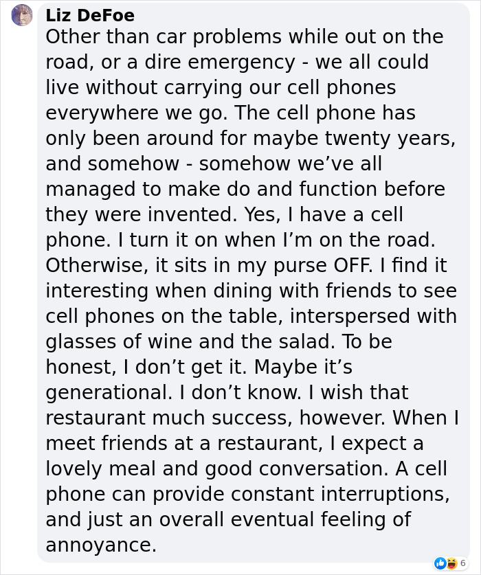 New Italian Restaurant In Texas Has A Strict ‘No Cellphones Allowed’ Policy, And It’s Divided The Internet New Italian Restaurant In Texas Has A Strict ‘No Cellphones Allowed’ Policy, And It’s Divided The Internet