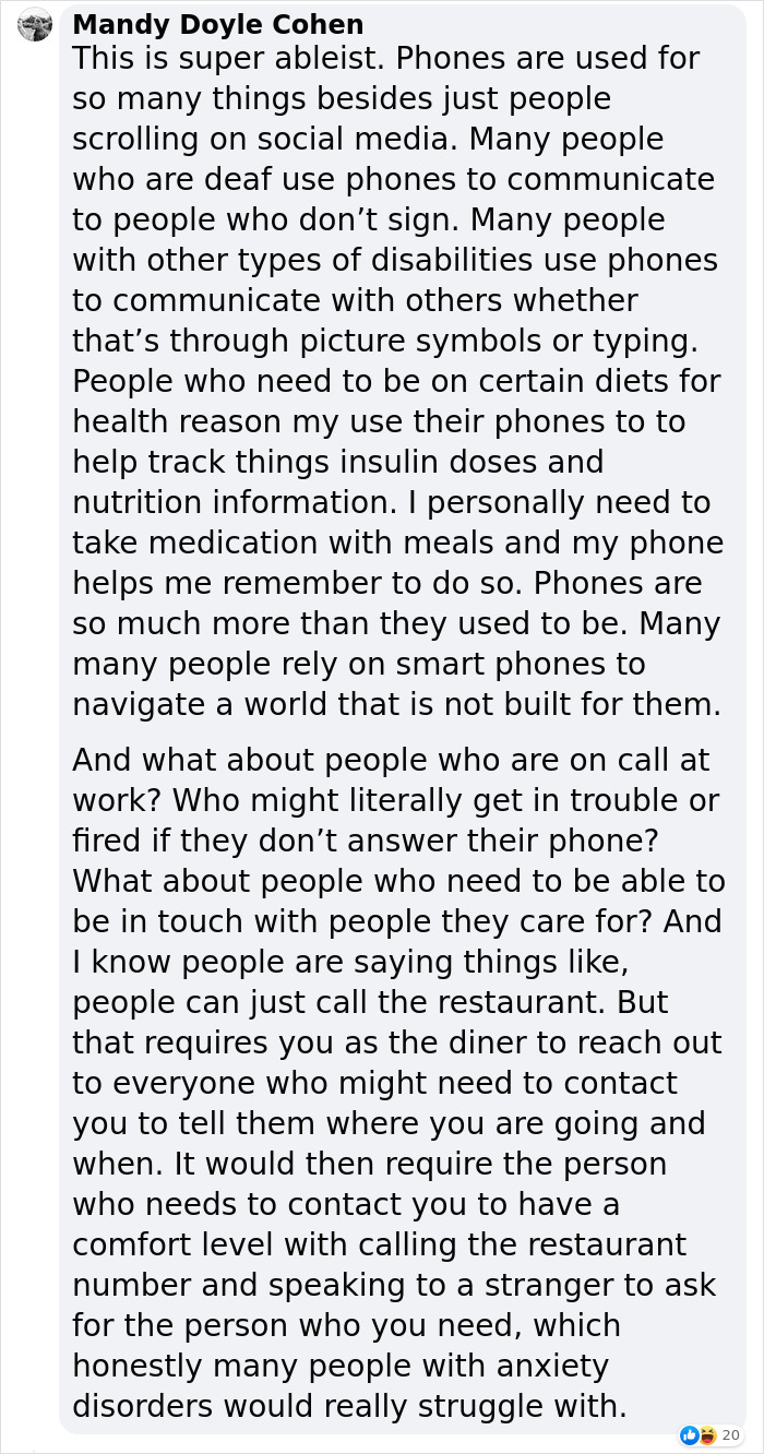 New Italian Restaurant In Texas Has A Strict ‘No Cellphones Allowed’ Policy, And It’s Divided The Internet New Italian Restaurant In Texas Has A Strict ‘No Cellphones Allowed’ Policy, And It’s Divided The Internet