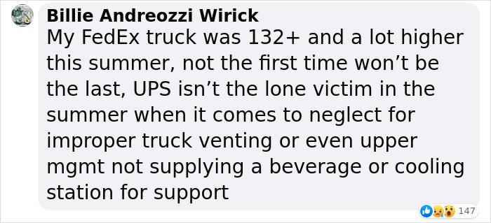 "120+ Temperatures": UPS Drivers Demand Change After Showing Heat Levels In Their Trucks "120+ Temperatures": UPS Drivers Demand Change After Showing Heat Levels In Their Trucks