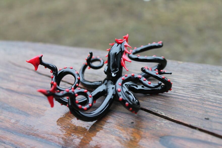 Blown Glass Figurines Of Animals Made By Us (17 Pics)