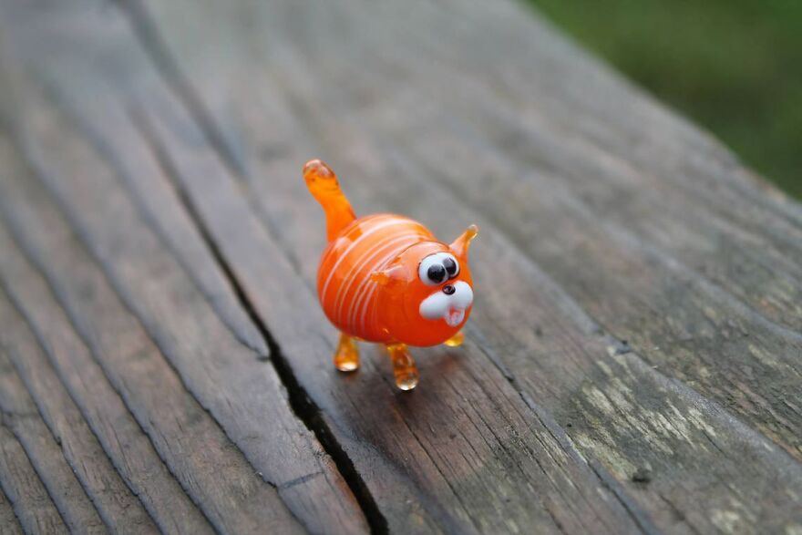 Blown Glass Figurines Of Animals Made By Us (17 Pics)