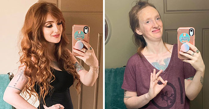 30 Chicas con sentido del humor demostrando lo distinta que puede ser la misma persona en una foto (Nuevas imágenes)