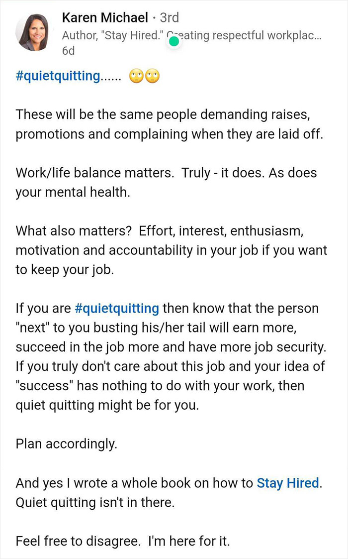 Employees Stop Going Above And Beyond At Work And Join "Quiet Quitting" Trend, But Bosses Are Not Happy Employees Stop Going Above And Beyond At Work And Join "Quiet Quitting" Trend, But Bosses Are Not Happy