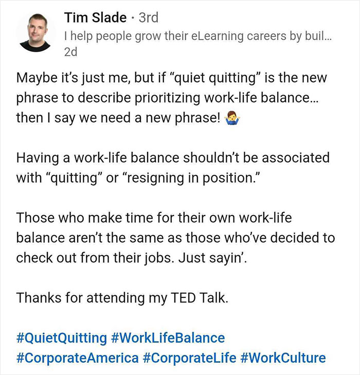 Employees Stop Going Above And Beyond At Work And Join "Quiet Quitting" Trend, But Bosses Are Not Happy Employees Stop Going Above And Beyond At Work And Join "Quiet Quitting" Trend, But Bosses Are Not Happy