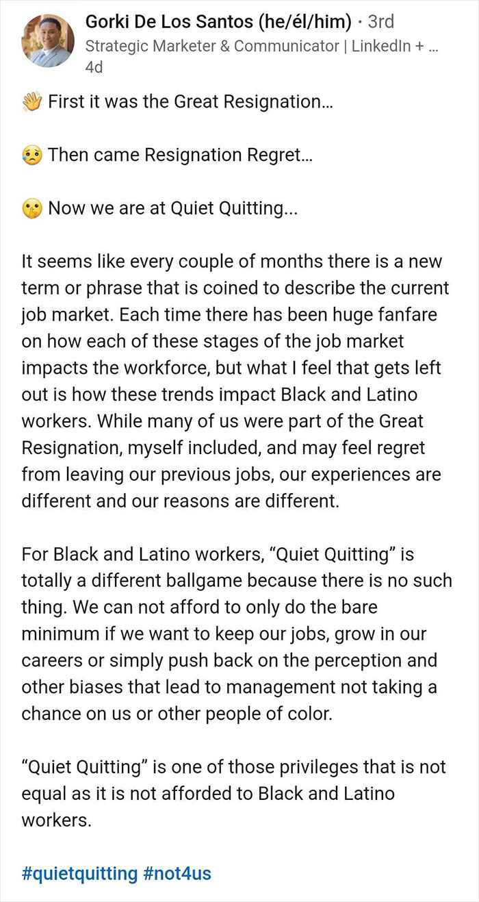 Employees Stop Going Above And Beyond At Work And Join "Quiet Quitting" Trend, But Bosses Are Not Happy Employees Stop Going Above And Beyond At Work And Join "Quiet Quitting" Trend, But Bosses Are Not Happy