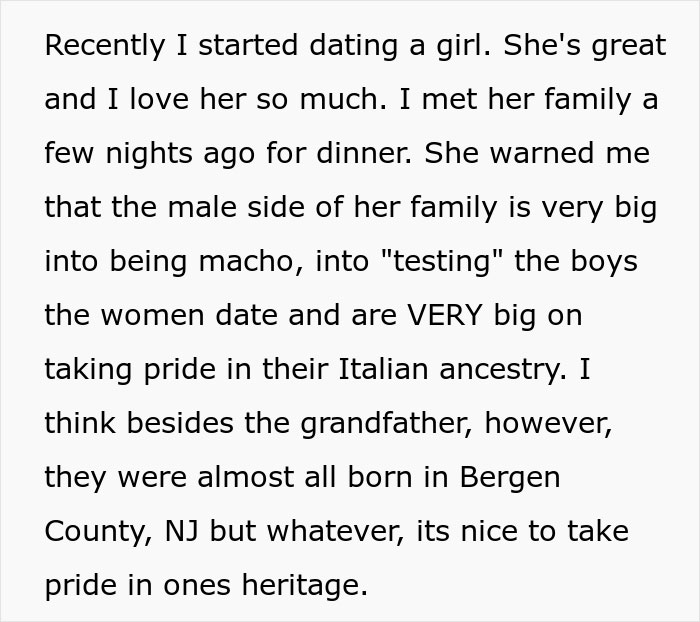 Girlfriend's Rude Italian-American Family Make Fun Of Her Boyfriend, Are Surprised When He Roasts Them With Fluent Italian