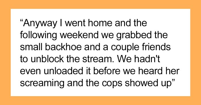 Woman Gets “Nuclear Revenge” On Neighbor Who Flooded Their Lot And Cut Down 23 Of Their Trees