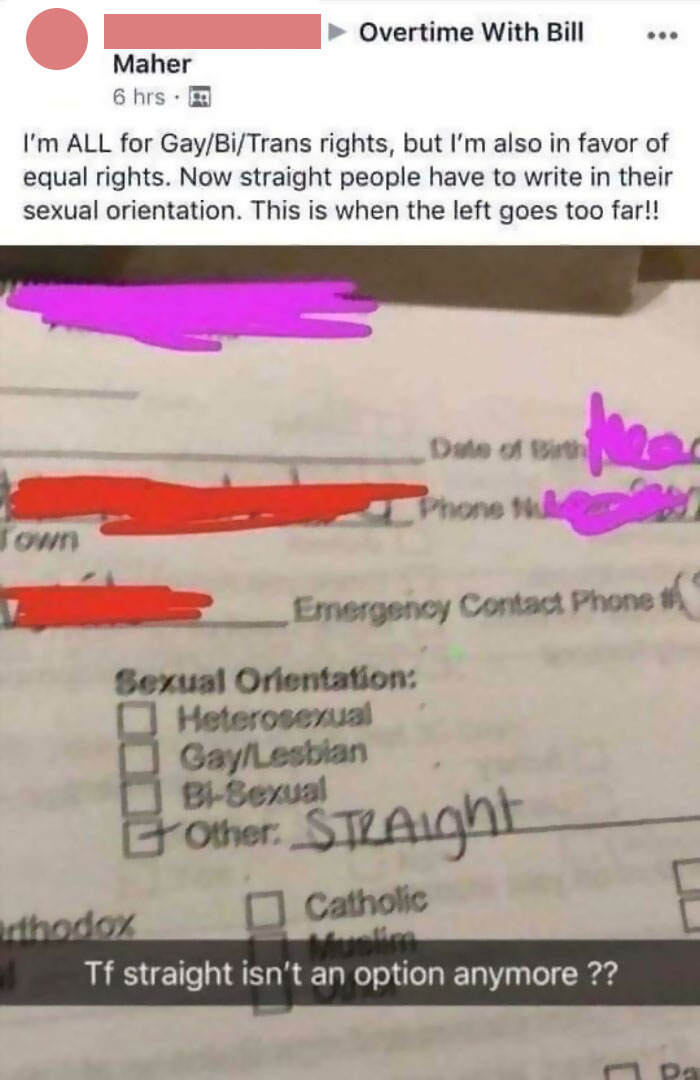 I Wonder What This Person Thinks The Word “Heterosexual” Means?