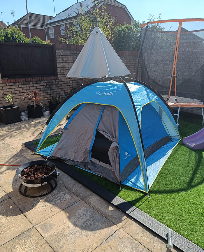 Anyone Else Sleeping In Your Garden During The Heatwave? What's Your Setup?