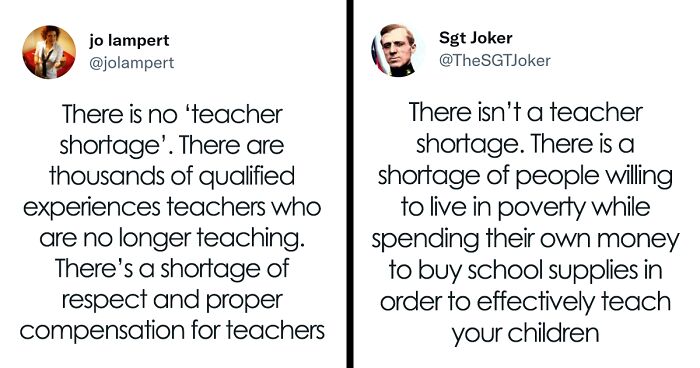 30 Tweets From Current Or Ex Teachers Or People Who Know Them, Pointing Out Why Educators Are Quitting Teaching Altogether