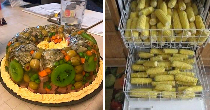 La gente comparte 20 fotos de comida muy asquerosa que trajeron sus invitados
