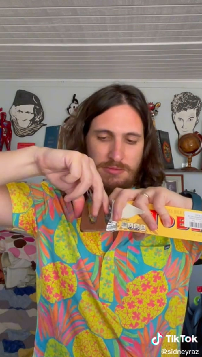 You're Supposed To Pinch Toblerone Apart