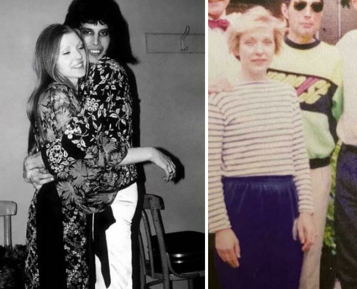 Freddie Mercury And The Love Of His Life (Mary Austin). In The 70’s And 1991