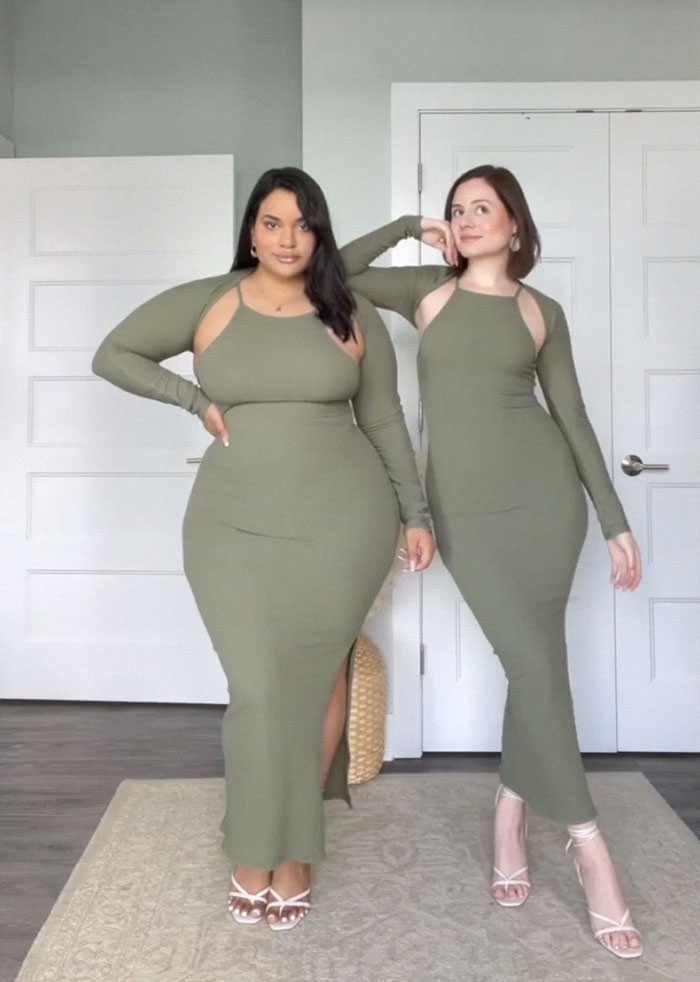 Two Body Types Same Outfit