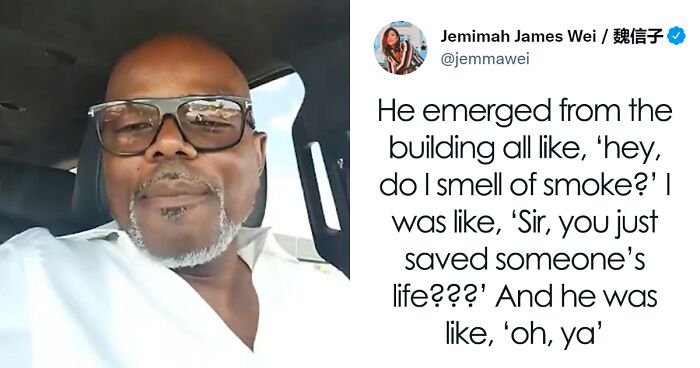 Heroic Uber Driver Goes Viral For Rushing Into Burning Building To Evacuate Residents And Still Getting His Passenger To The Airport In Time