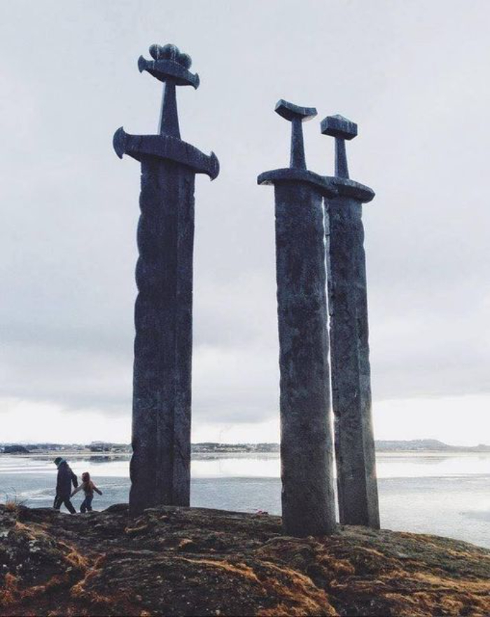 Giant Swords In Norway
