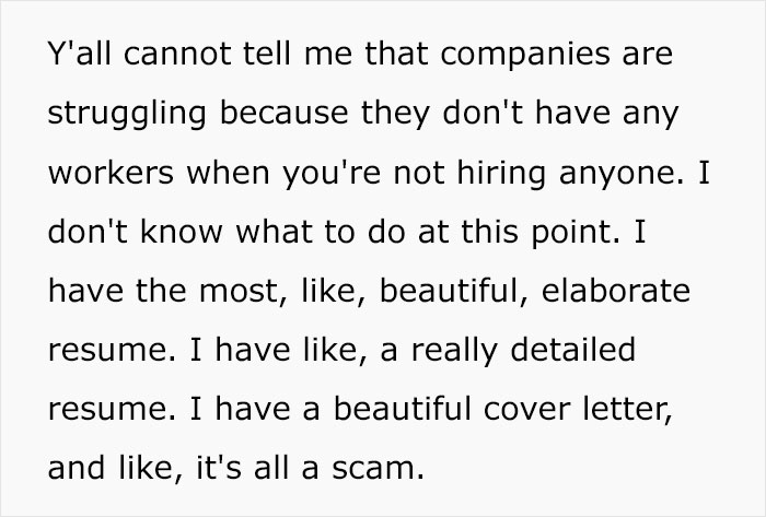"It’s All A Scam": Woman Applies To 76 Jobs In 8 Weeks And Receives Zero Responses, Starts A Debate Online