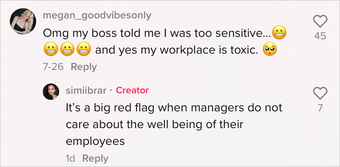 "This Is Why When They Ask How Things Are Going, The Only Safe Reply Is 'Great'": Woman Shares Toxic Things Her Manager Said When She Was Feeling Burnt Out