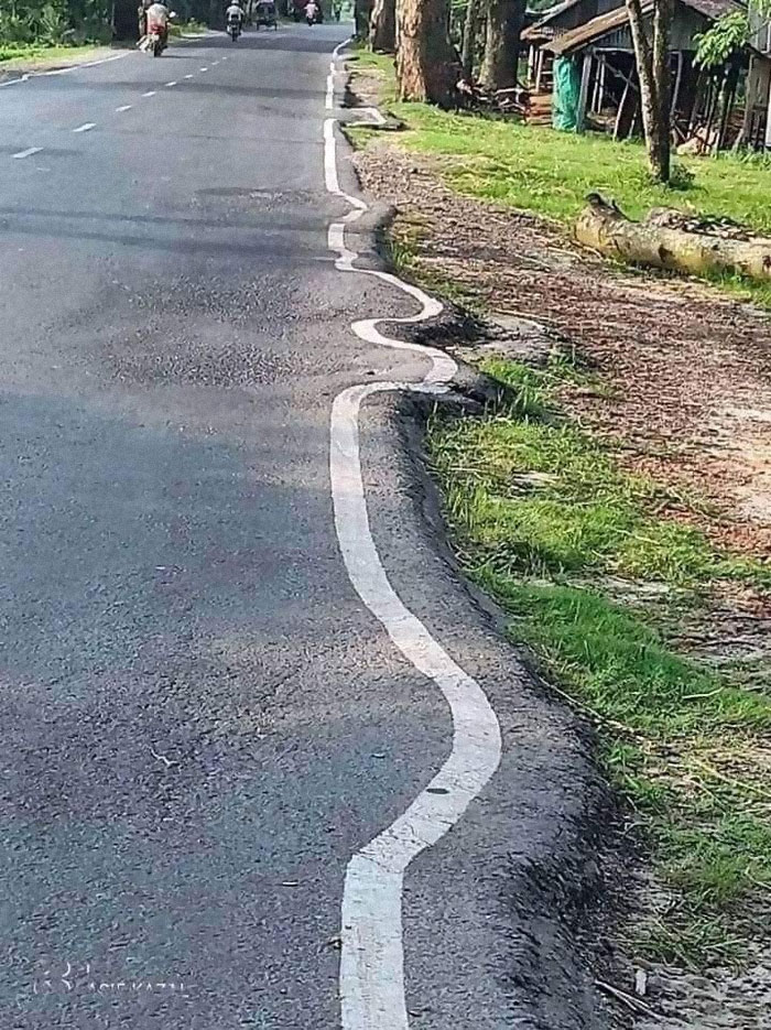 Finished Painting The Line Boss